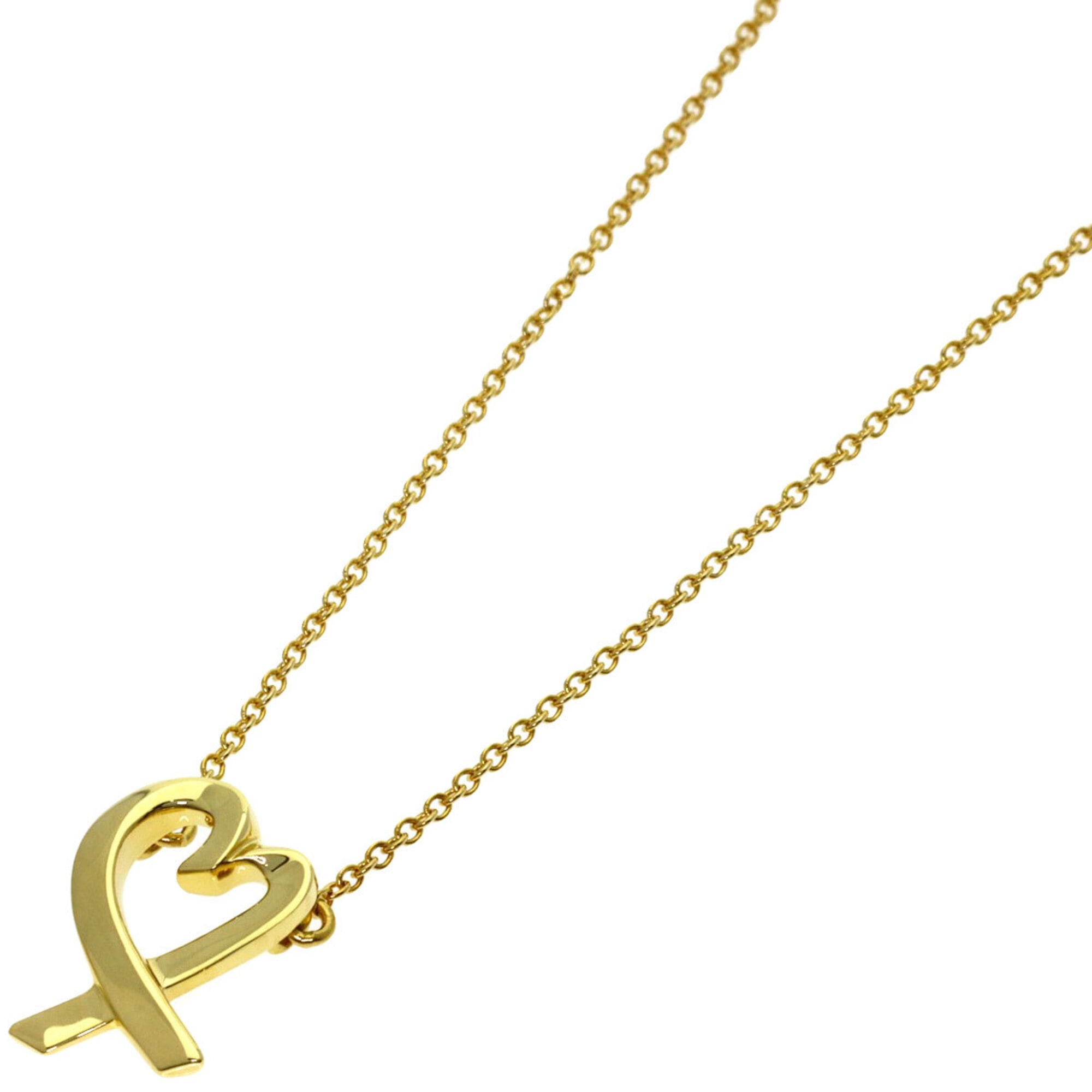 Tiffany & Co. Loving Heart Necklace, 18K Yellow Gold, Women\'s.
