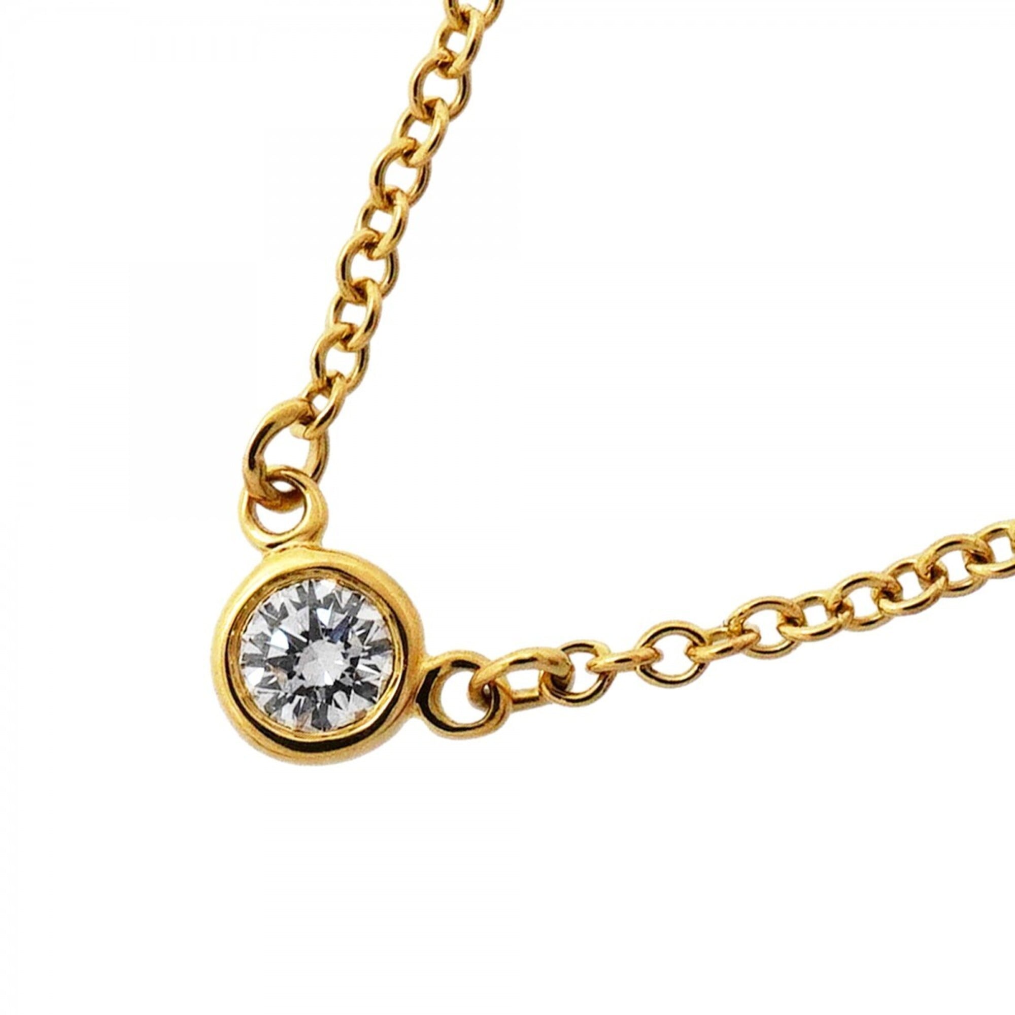 Tiffany & Co. By the Yard Necklace, 1PD (18K Yellow Gold) Diamond, Women\'s