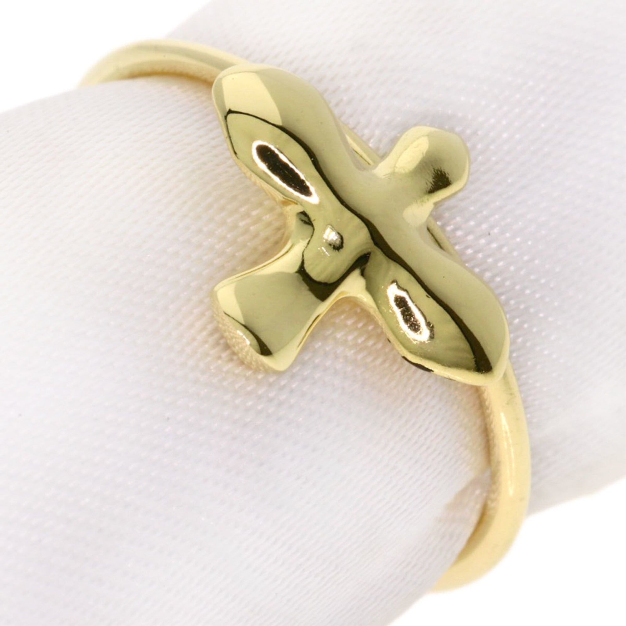 Tiffany & Co. Bird Cross Ring, 18K Yellow Gold, Women\'s.