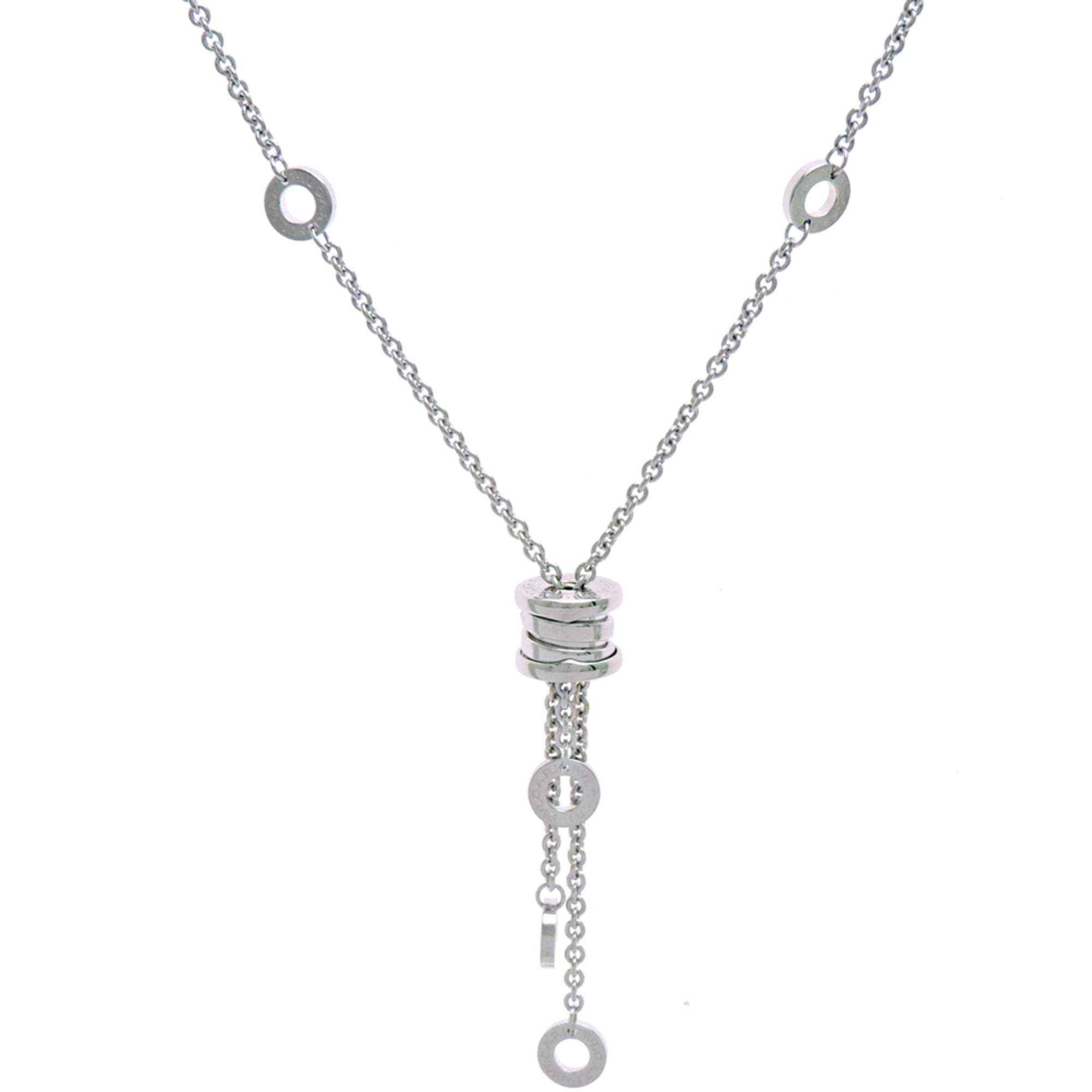 Bvlgari B.zero1 Element Women\'s/Men\'s Necklace CL853896 750 White Gold