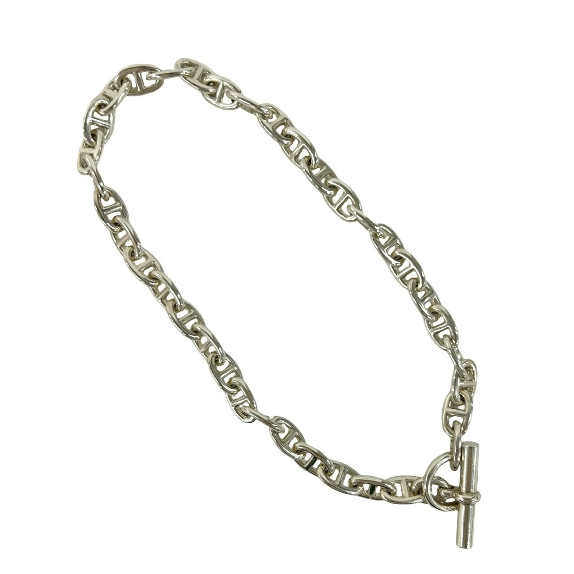 HERMES Chaine d\'Ancre MM 36-link chain necklace, Margiela era, 925 sterling silver, item number 389