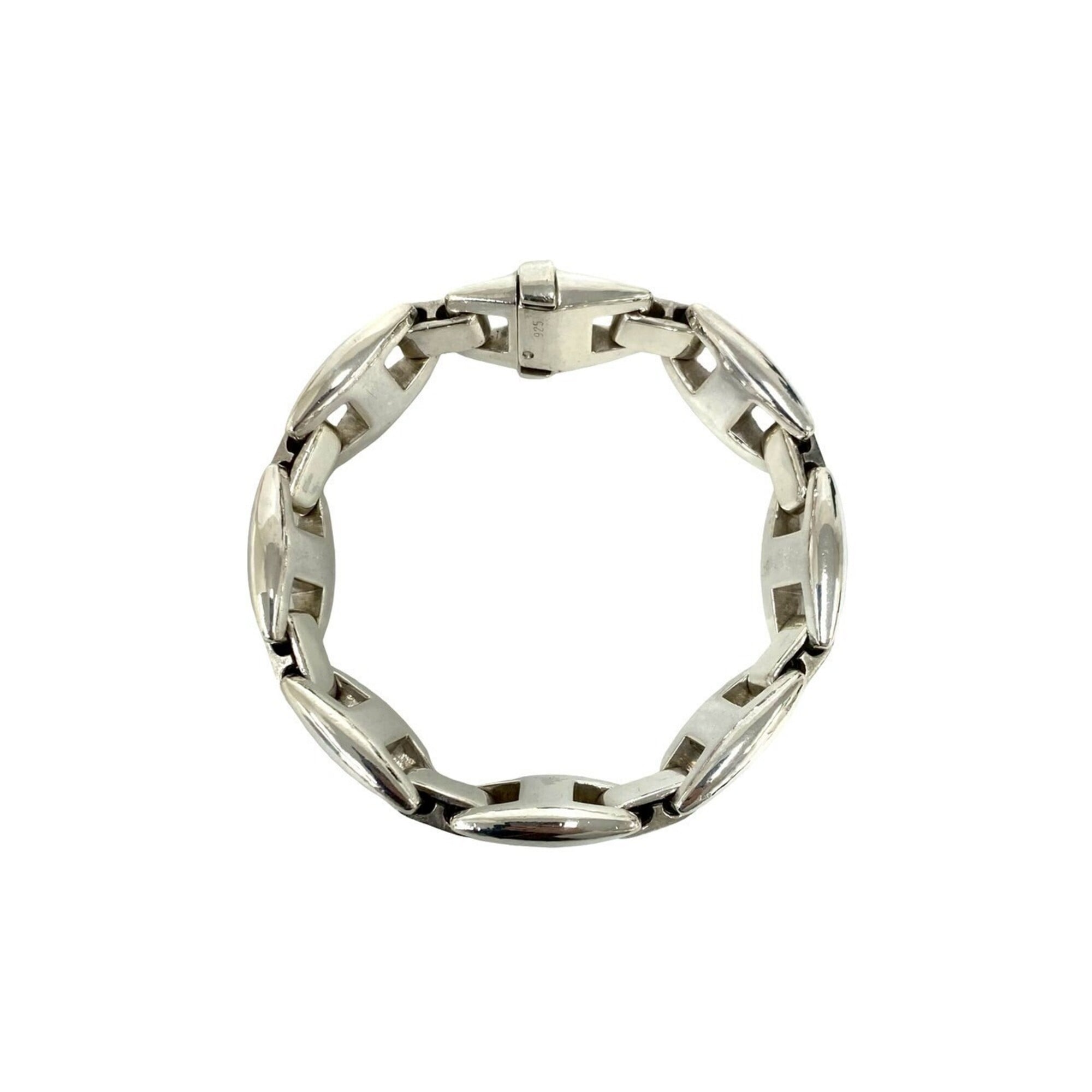 HERMES Vintage Cassiopeia Bracelet, Sterling Silver 925, Accessory, 29650
