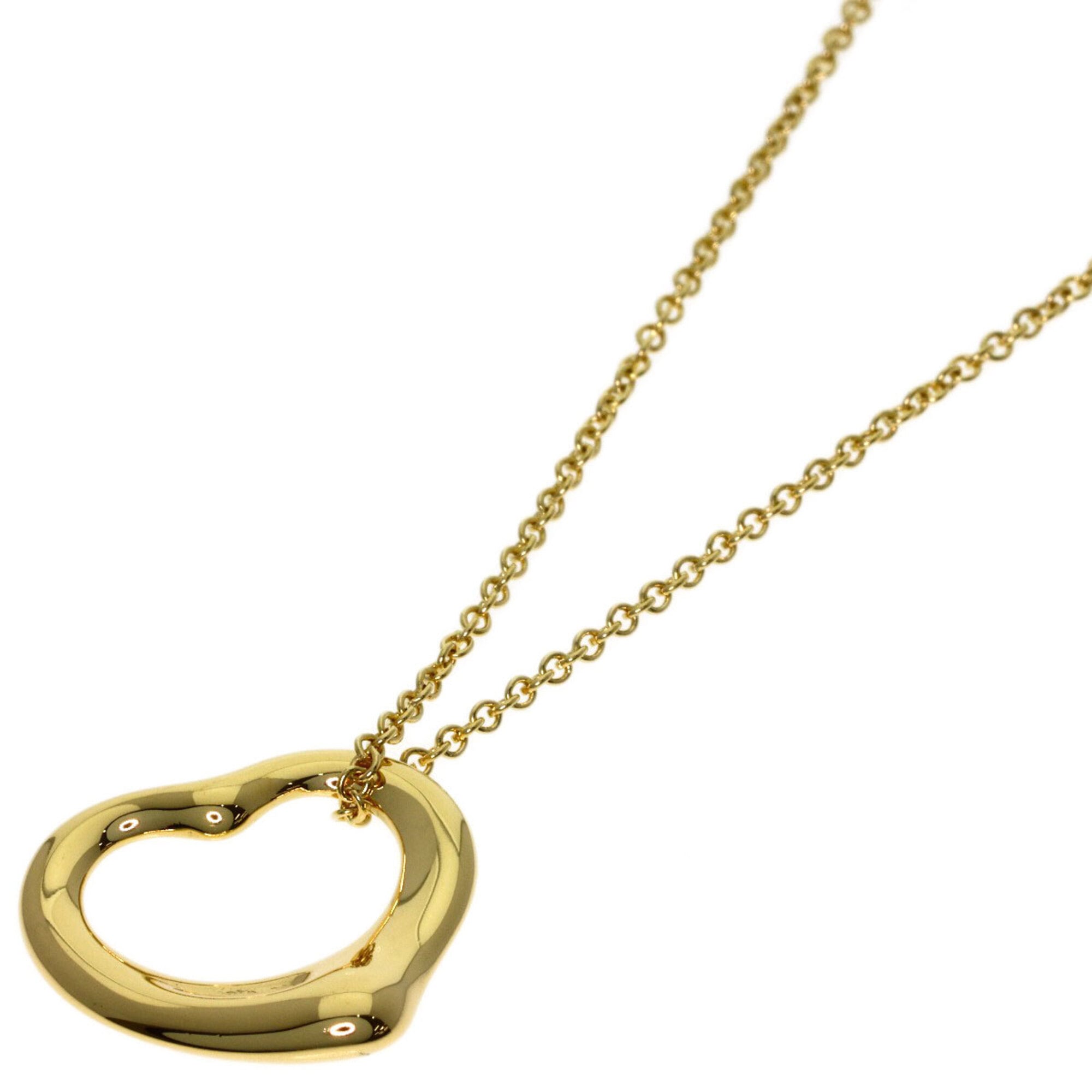 Tiffany & Co. Open Heart Necklace, 18K Yellow Gold, Women\'s.