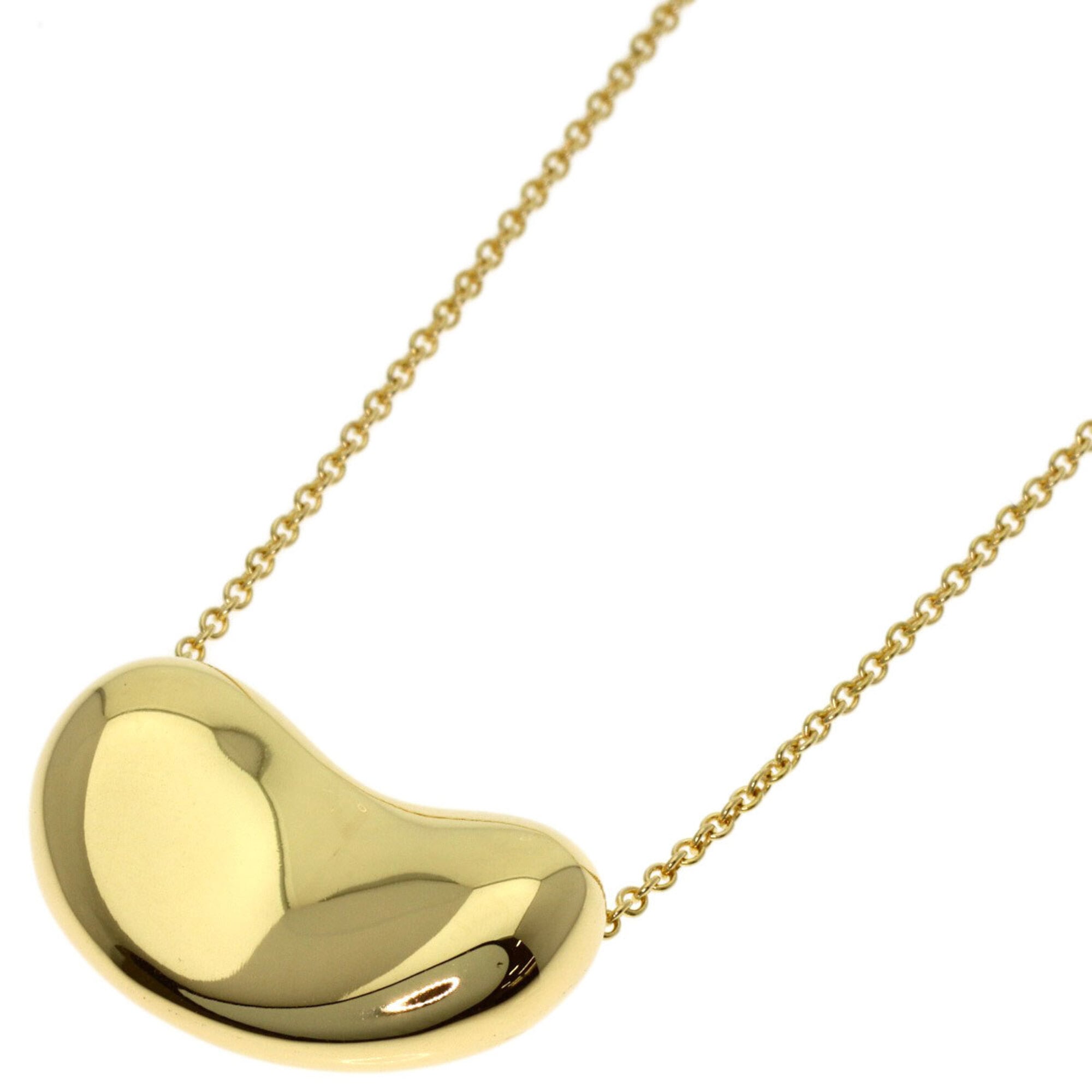Tiffany Bean Necklace, 18K Yellow Gold, Women\'s. (TIFFANY&Co.)