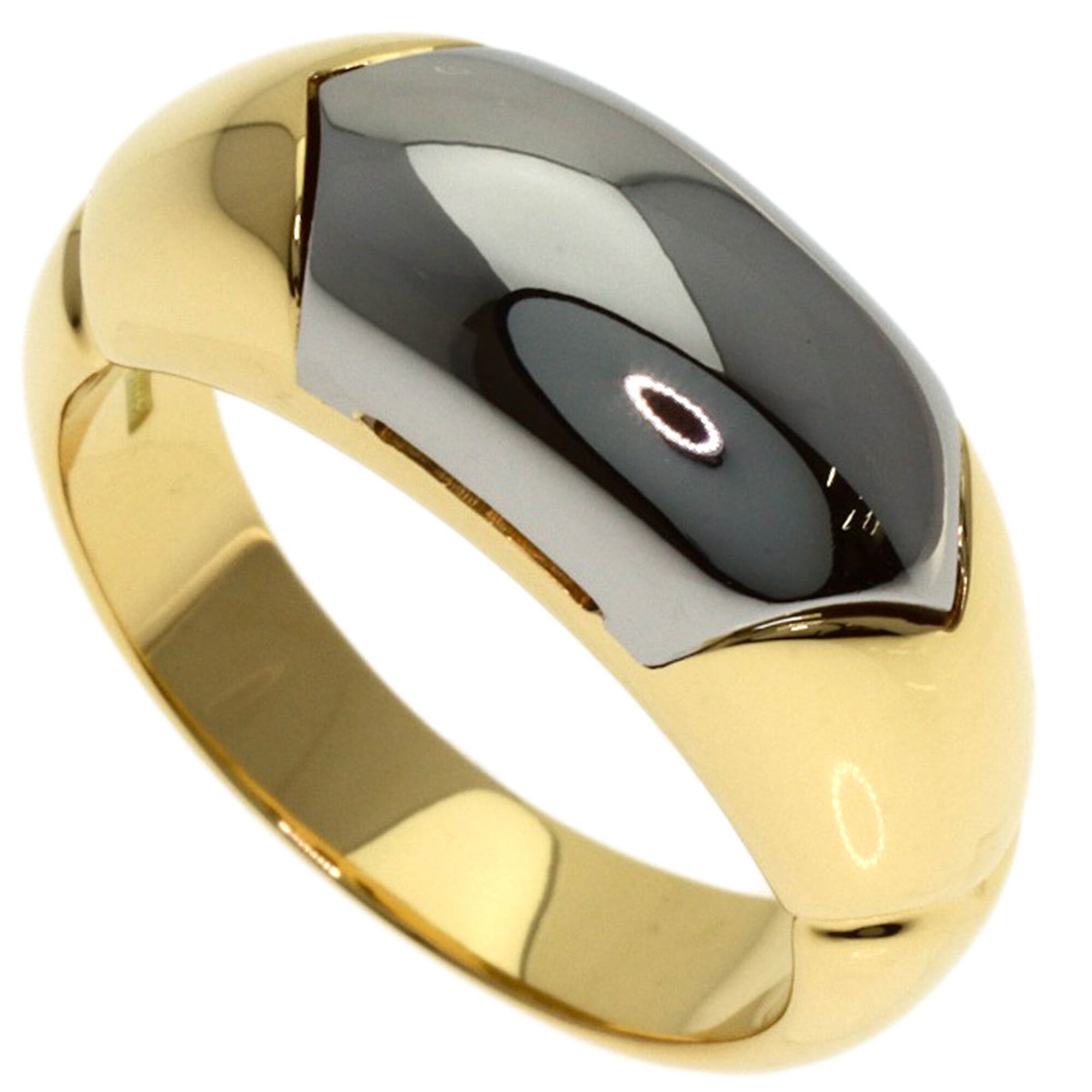 BVLGARI Certauura Ring, 18K Yellow Gold/18KWG, Women\'s