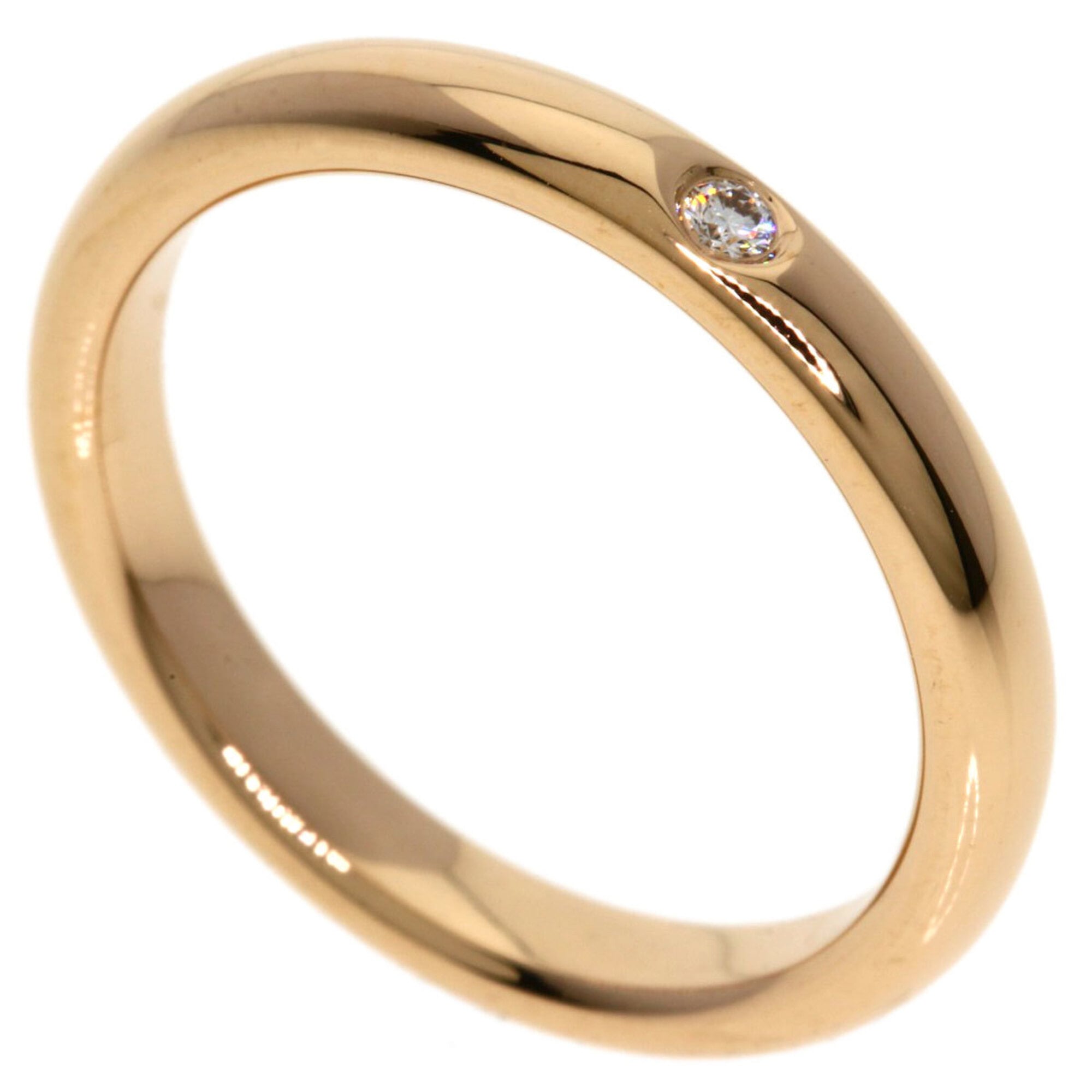 Tiffany & Co. Wedding 1P Diamond Ring, 18K Pink Gold, Women\'s.