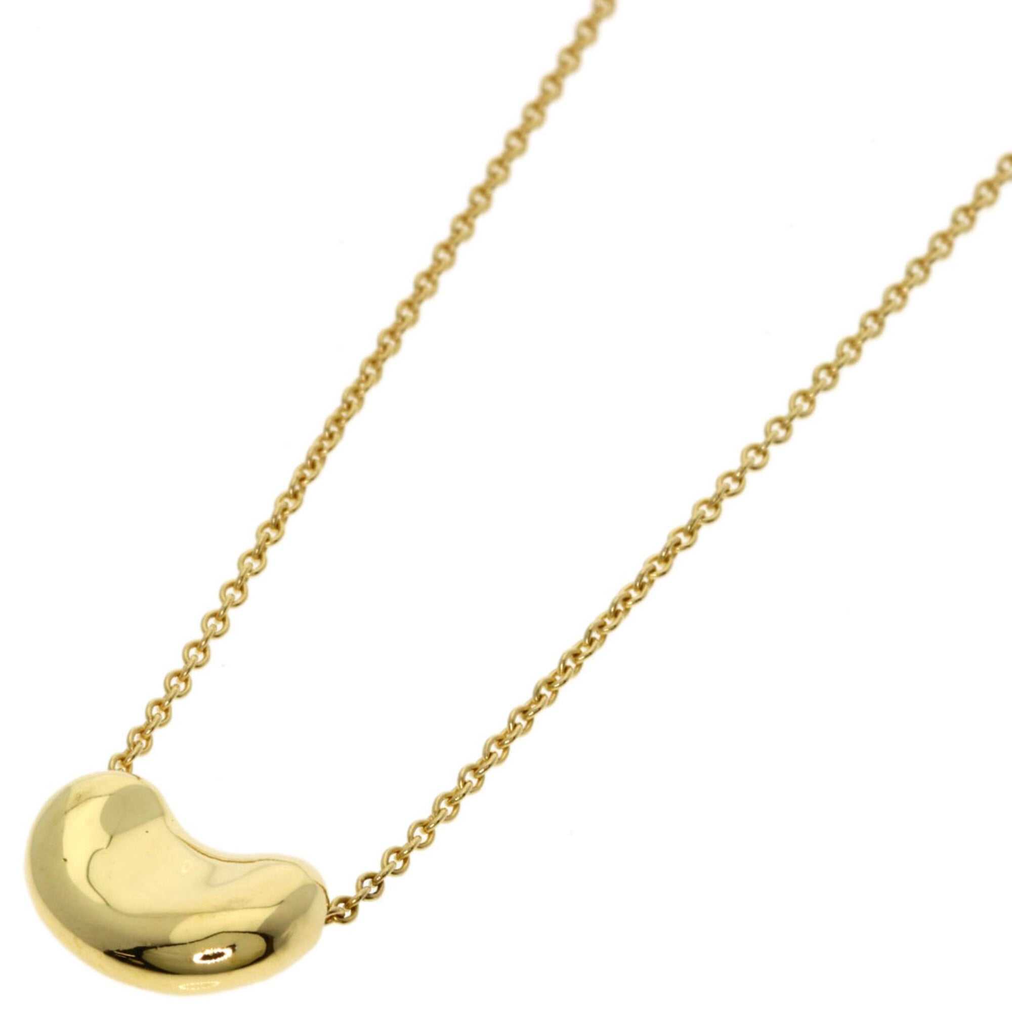 Tiffany Bean Necklace, 18K Yellow Gold, Women\'s, TIFFANY&Co.
