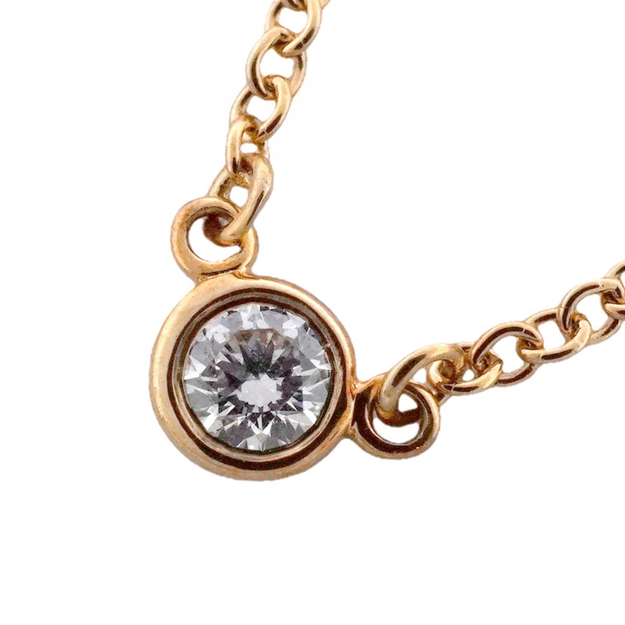 Tiffany & Co. By the Yard Necklace, 1PD (18K Pink Gold) Diamond, Women\'s