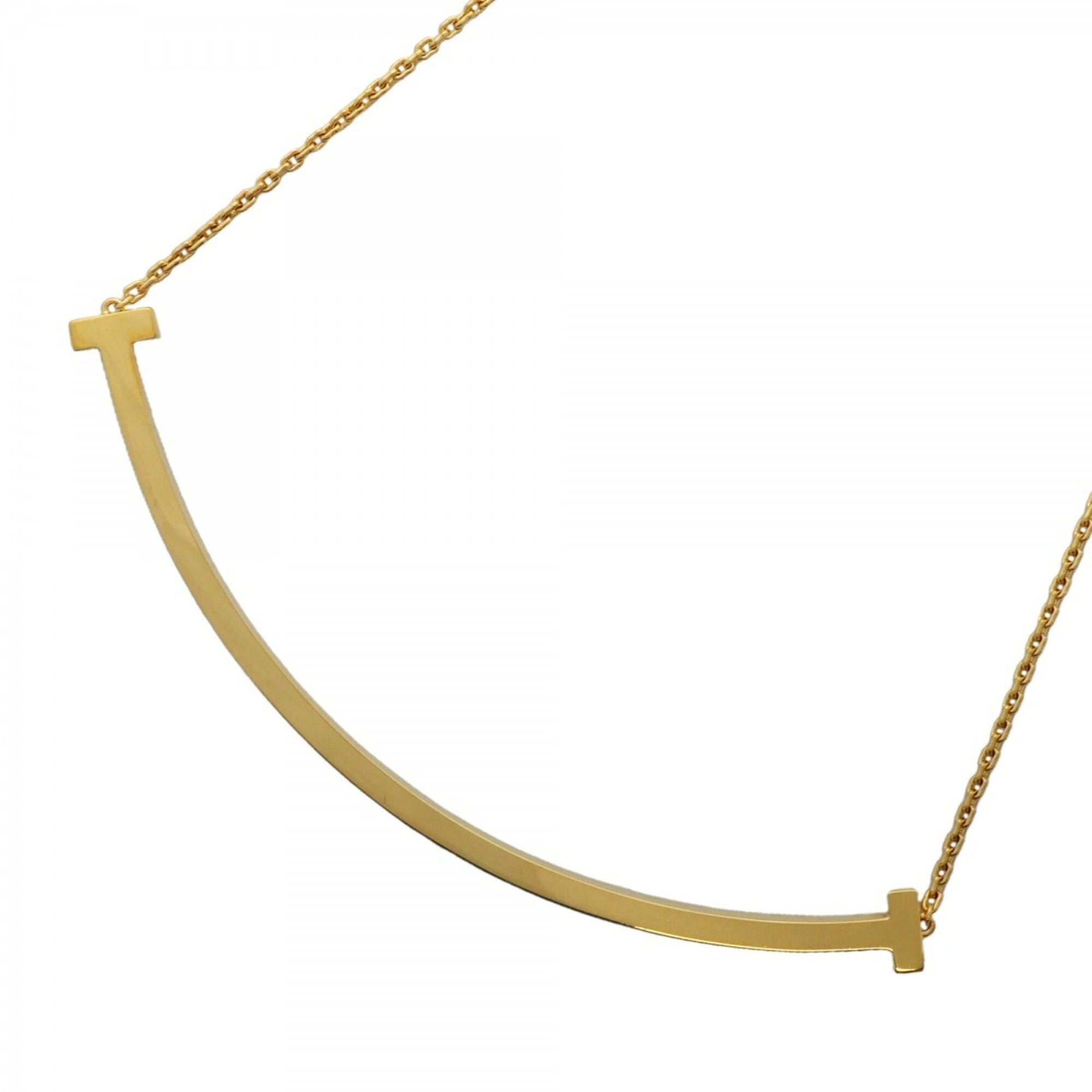 Tiffany & Co. T Smile Extra Large 18K Yellow Gold Necklace (Men\'s Women\'s)