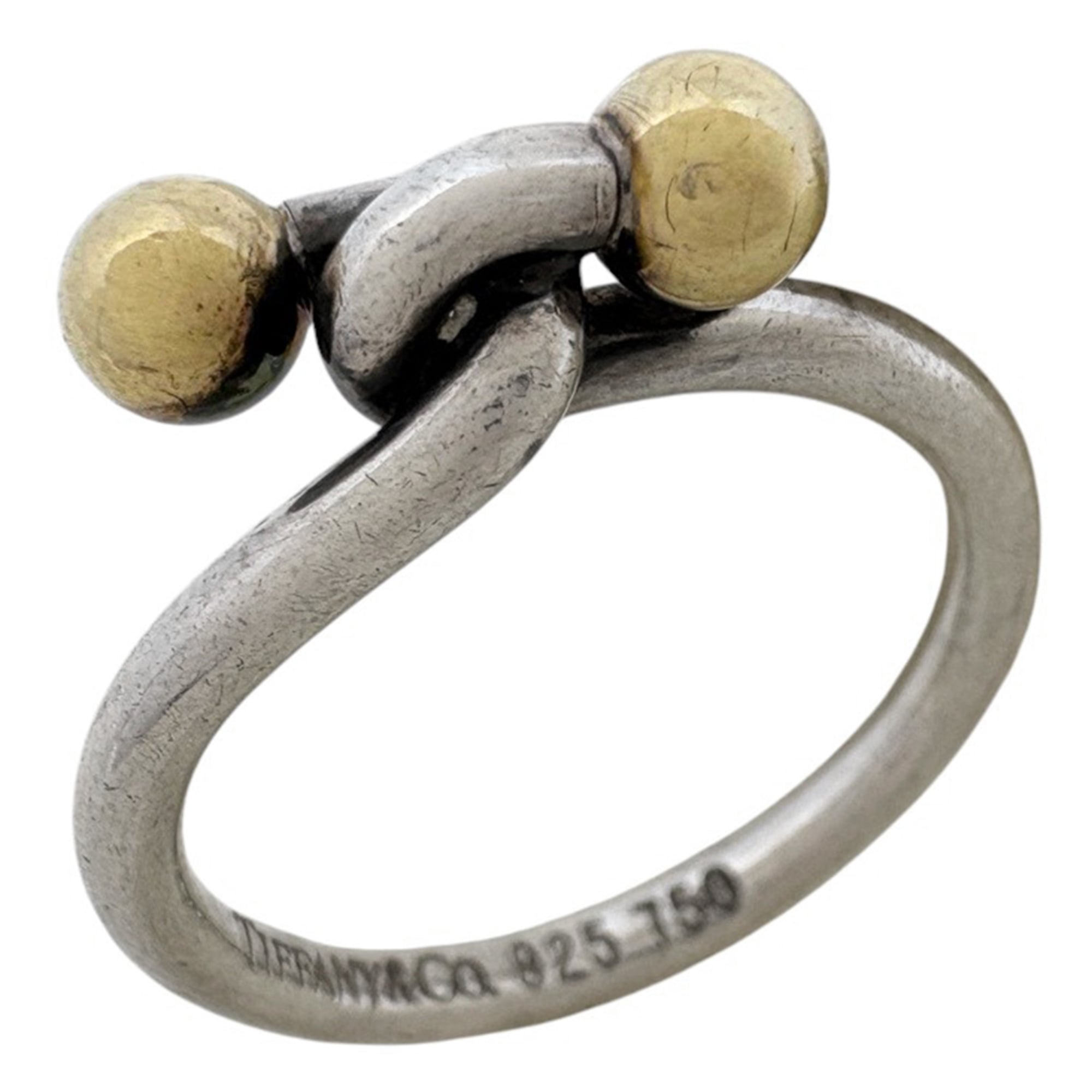 Tiffany & Co. Hook Eye Ring, Sterling Silver 925/750, Women\'s Ring