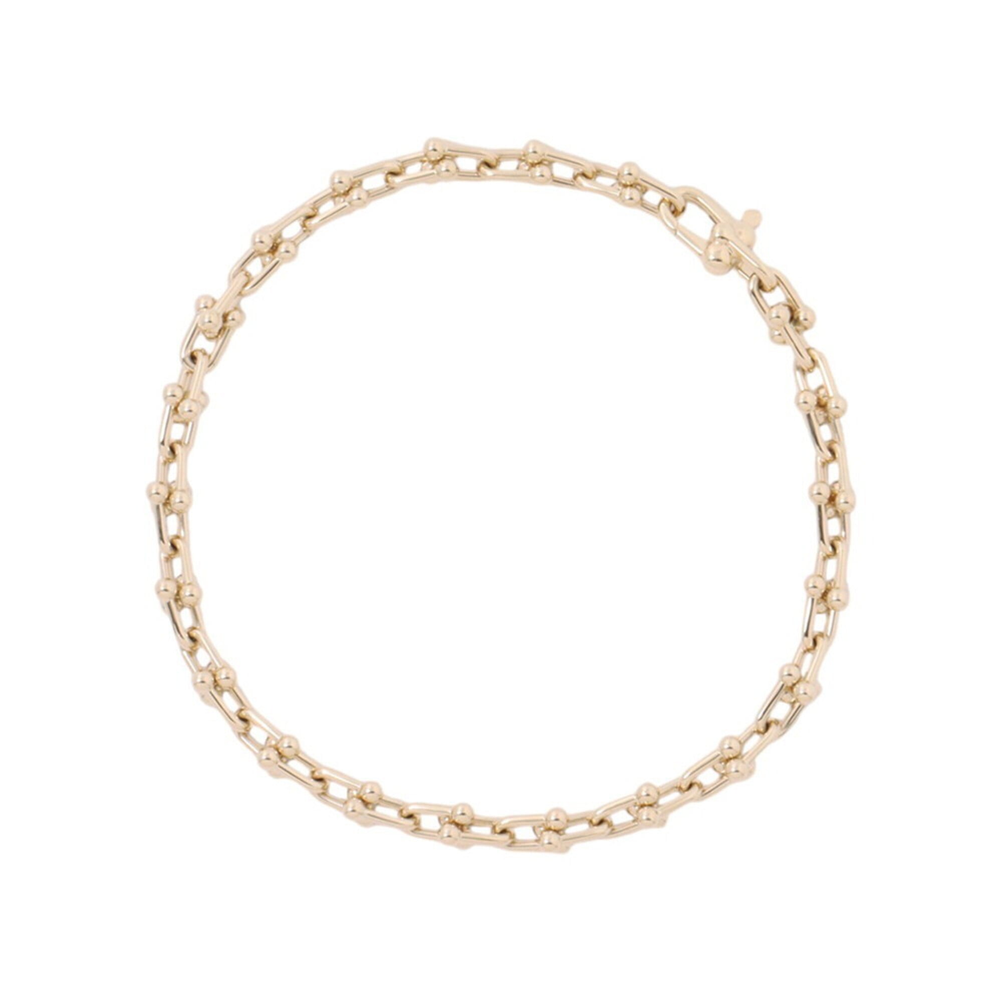 Tiffany & Co. Hardware Microlink Bracelet, Medium Size, 18K Yellow Gold, 60416923.