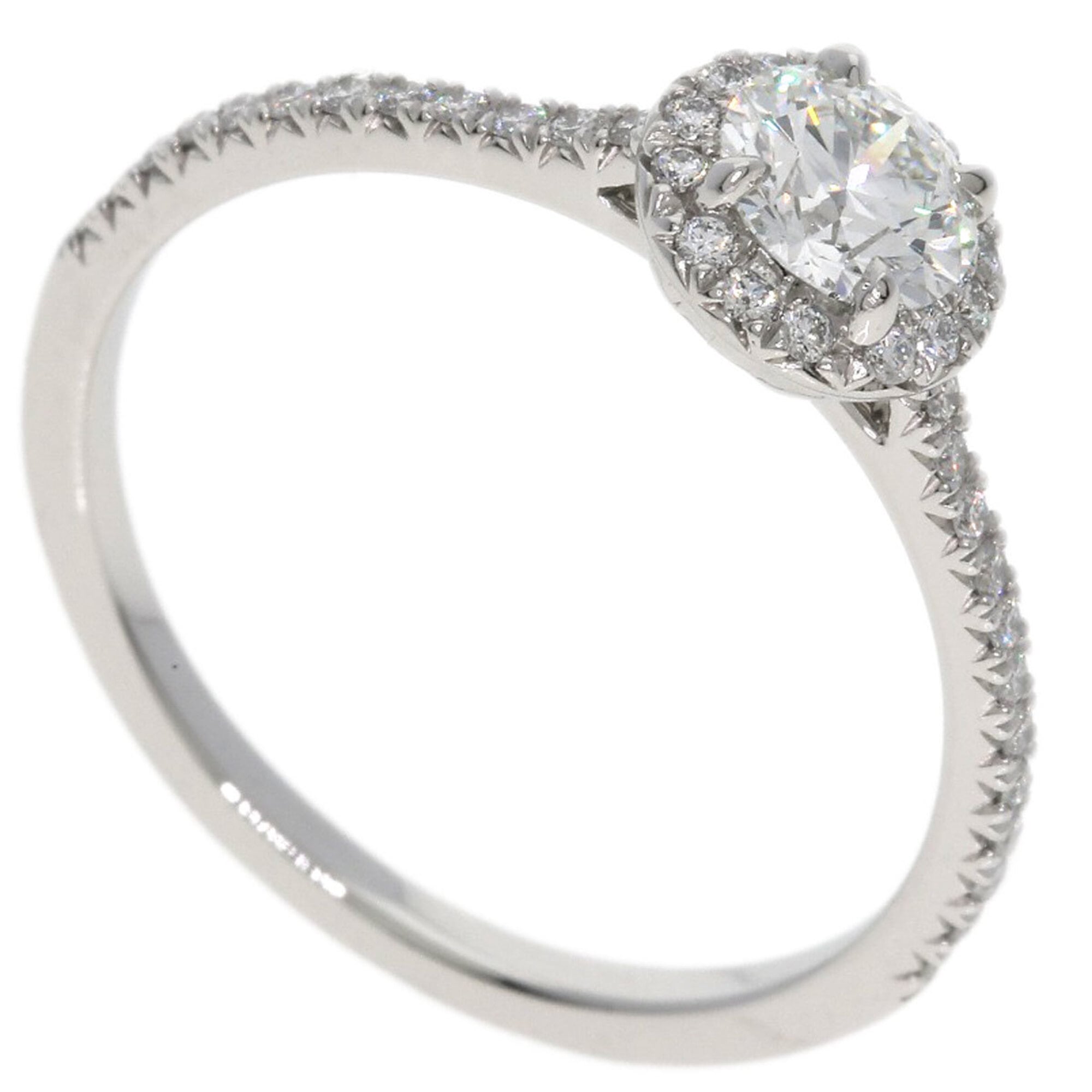 Tiffany & Co. Soleste Diamond Ring, Platinum PT950, Women\'s Ring.