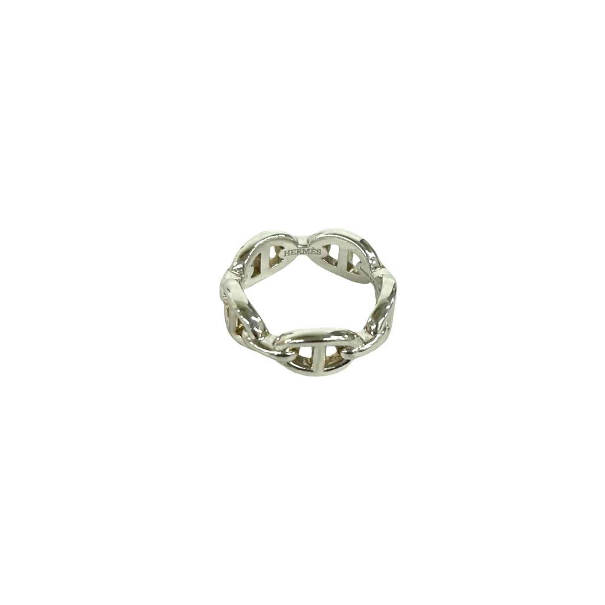 HERMES Hermes EnchainŽe Ring, Sterling Silver 925, Accessory, Jewelry, Women\'s, Men\'s, Silver, 355