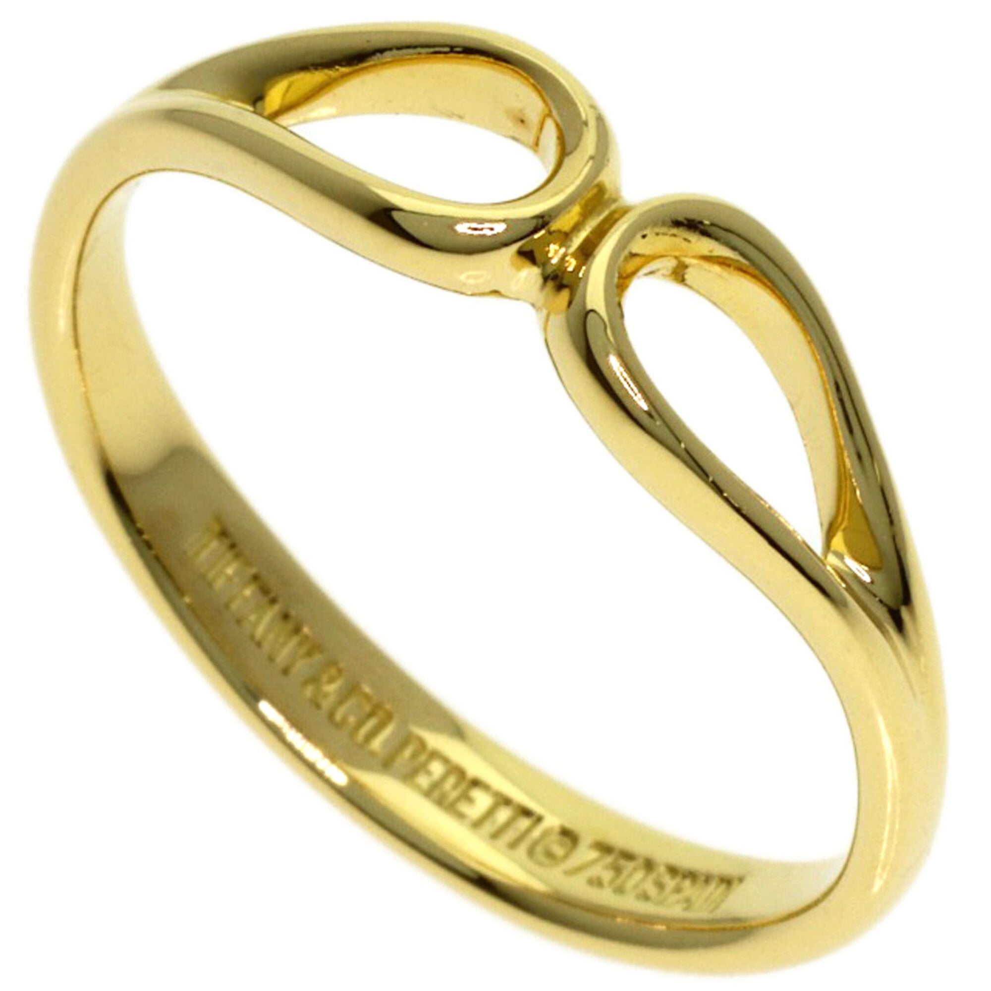 Tiffany & Co. Open Teardrop Ring, 18K Yellow Gold, Women\'s Ring.