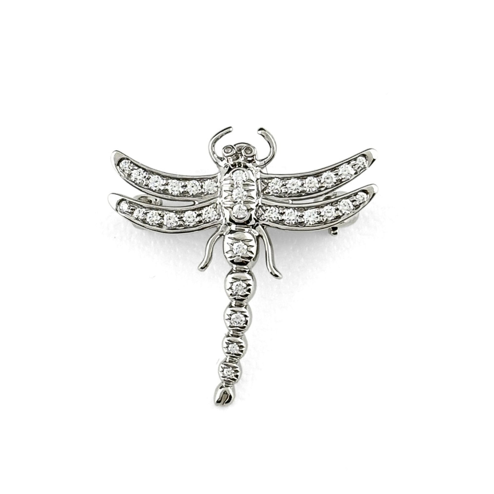 Tiffany & Co. Enchanted Dragonfly Small Brooch, Platinum, Melee Diamond Pt950, Diamond, Women\'s