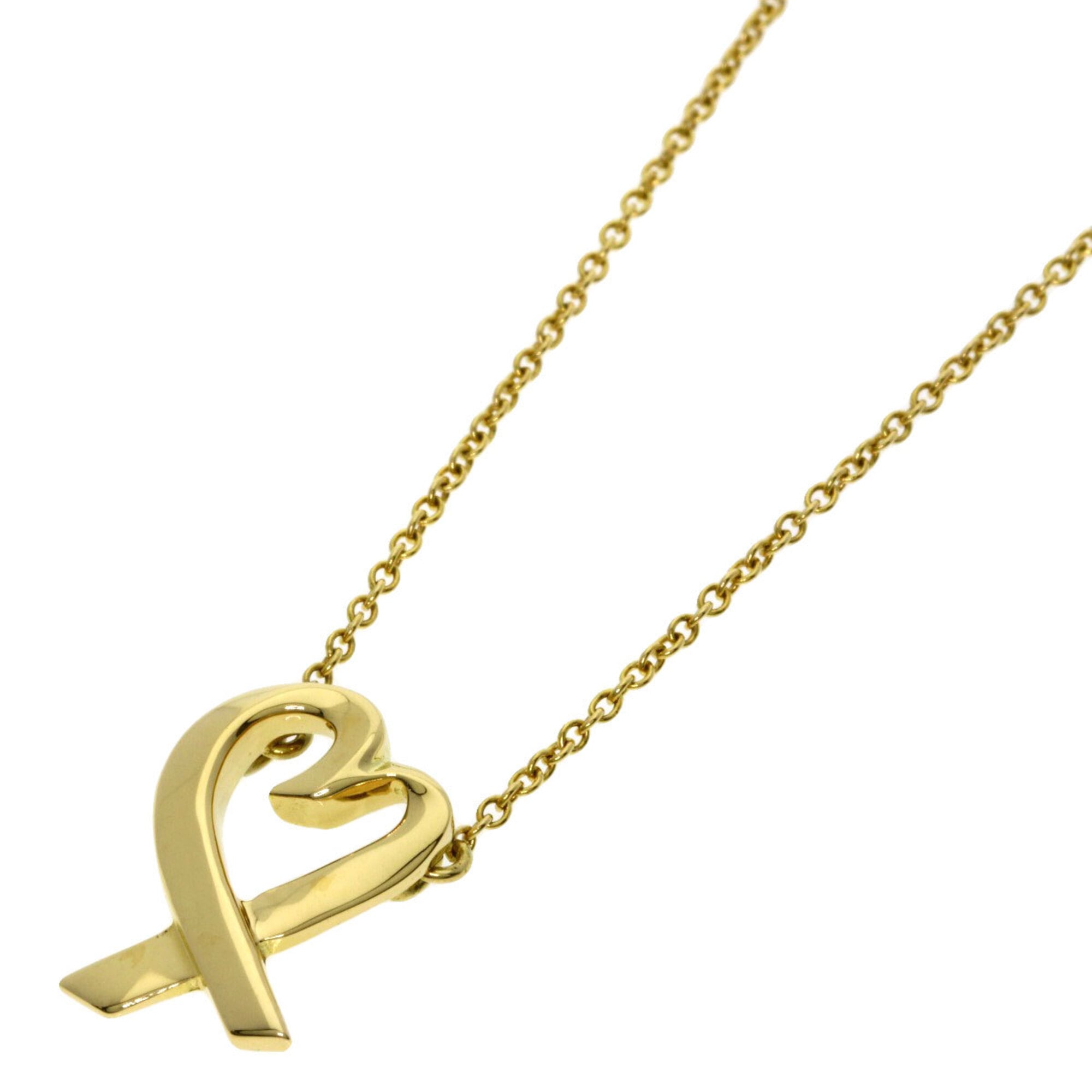 Tiffany & Co. Loving Heart Necklace, 18K Yellow Gold, Women\'s.