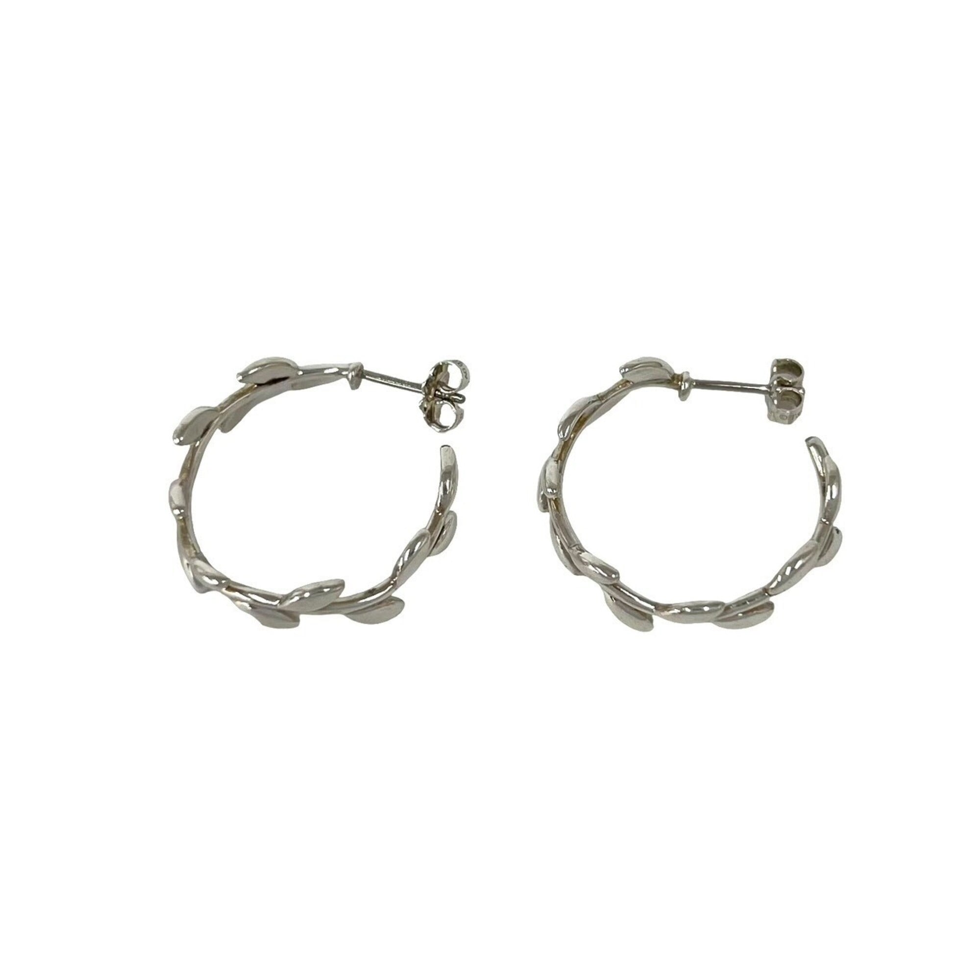 TIFFANY&Co. Tiffany Vintage Leaf Earrings, Sterling Silver 925, Accessory, Item Number 25562
