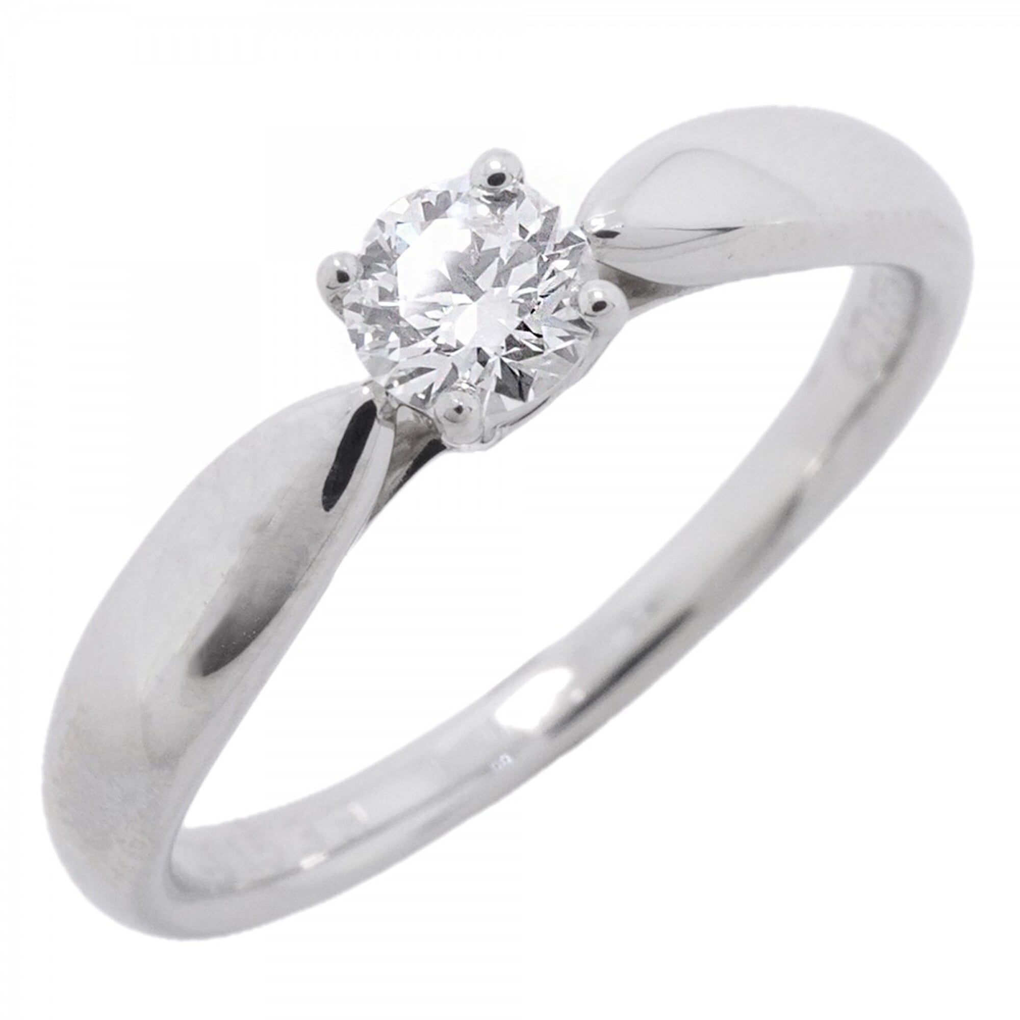 Tiffany & Co. Harmony Ring, 1PD (One Diamond), Pt950 Platinum, 0.18ct Diamond, Size 7.5 (Women\'s)