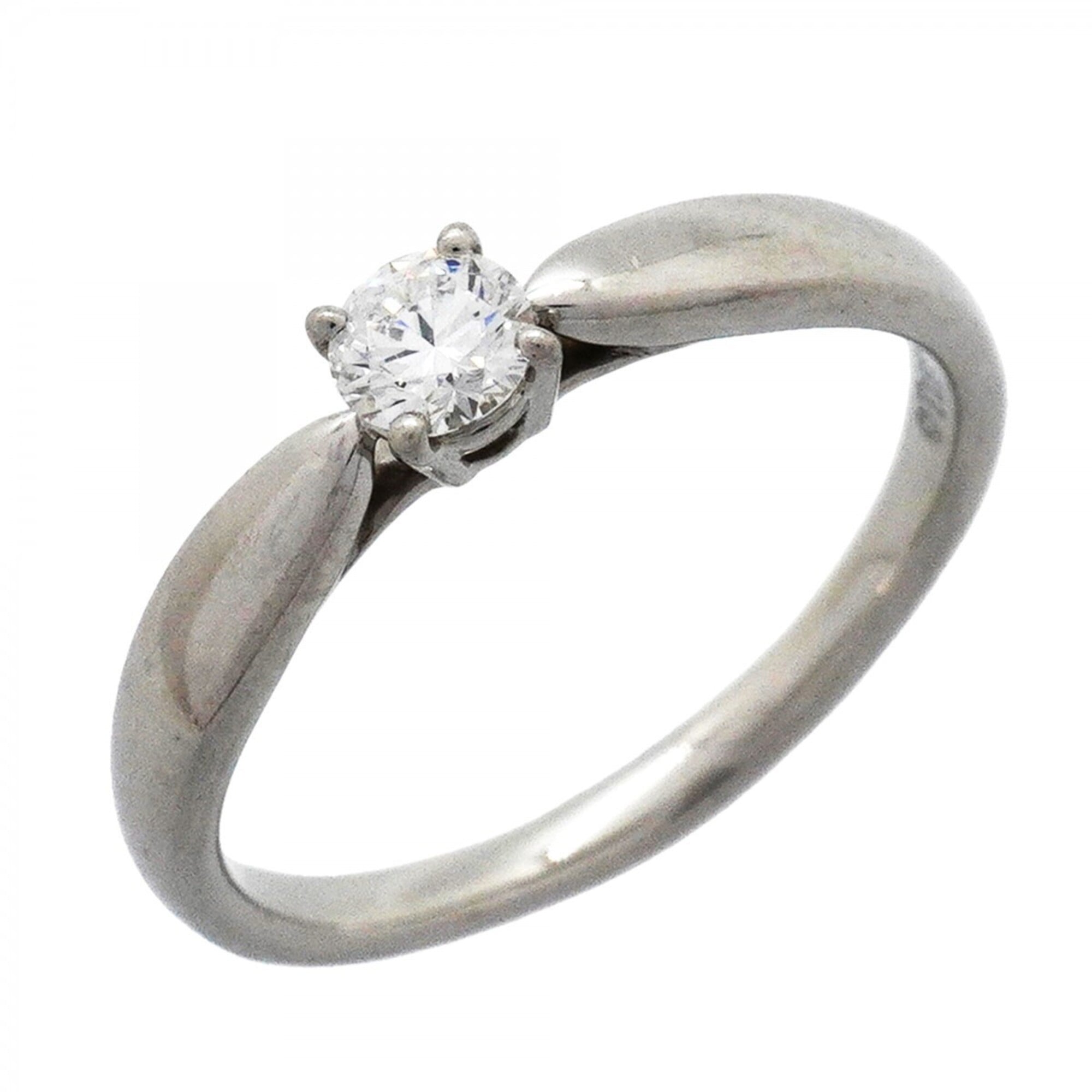 Tiffany & Co. Harmony Ring, 1PD (One Diamond), Pt950 Platinum, 0.18ct Diamond, Size 11.5 (Women\'s)