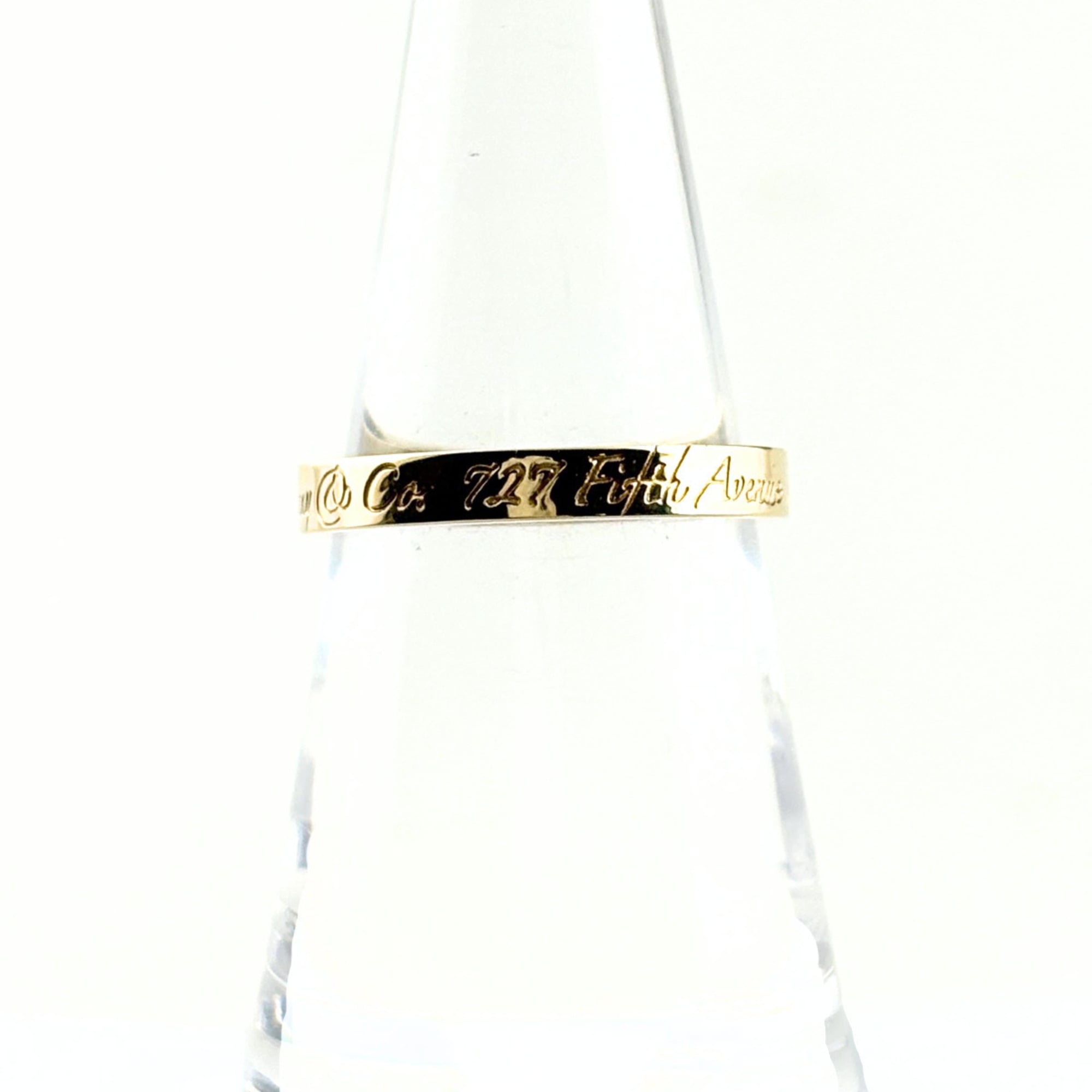 Tiffany & Co. Notes Narrow Ring, Yellow Gold (750), Women\'s Ring