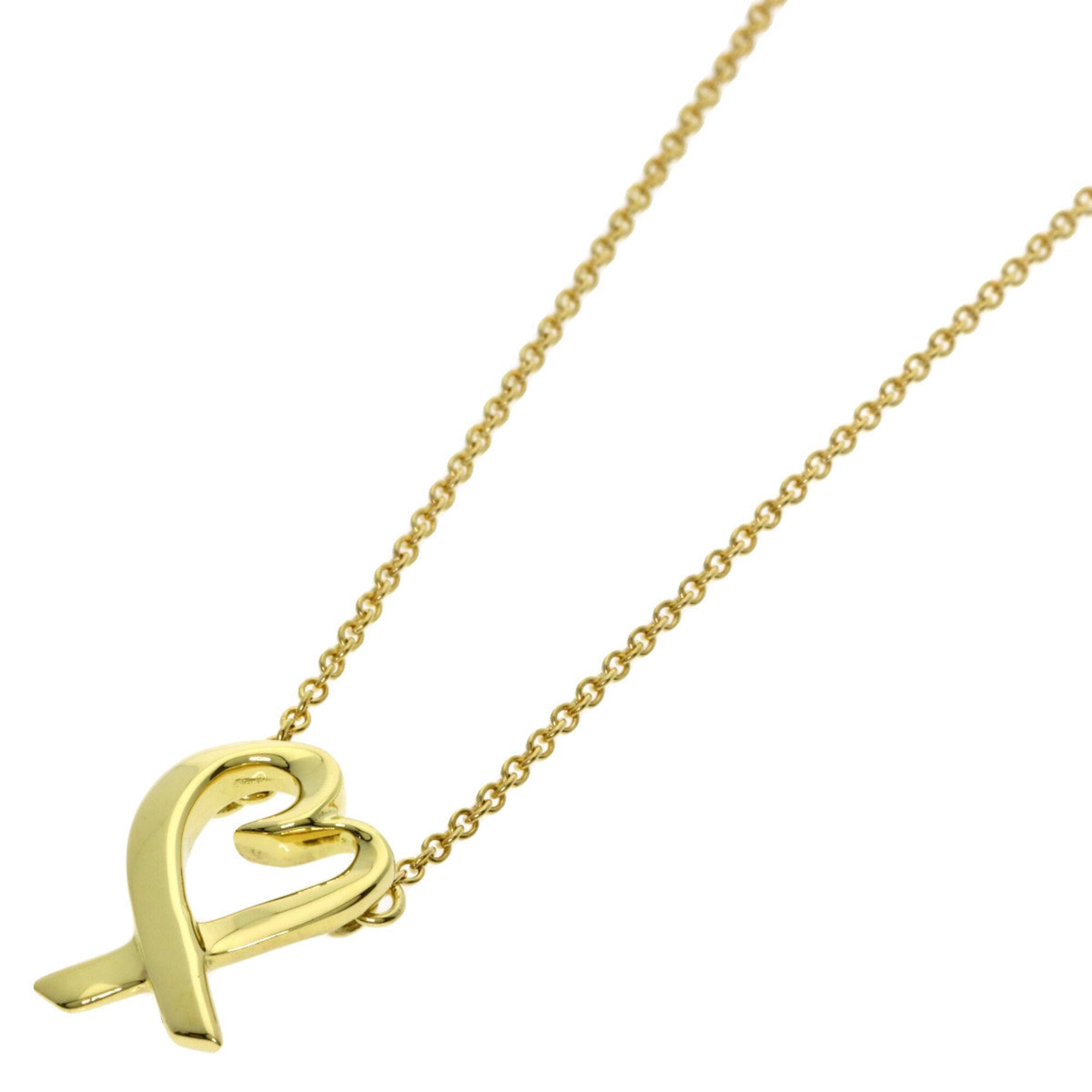Tiffany & Co. Loving Heart Necklace, 18K Yellow Gold, Women\'s.