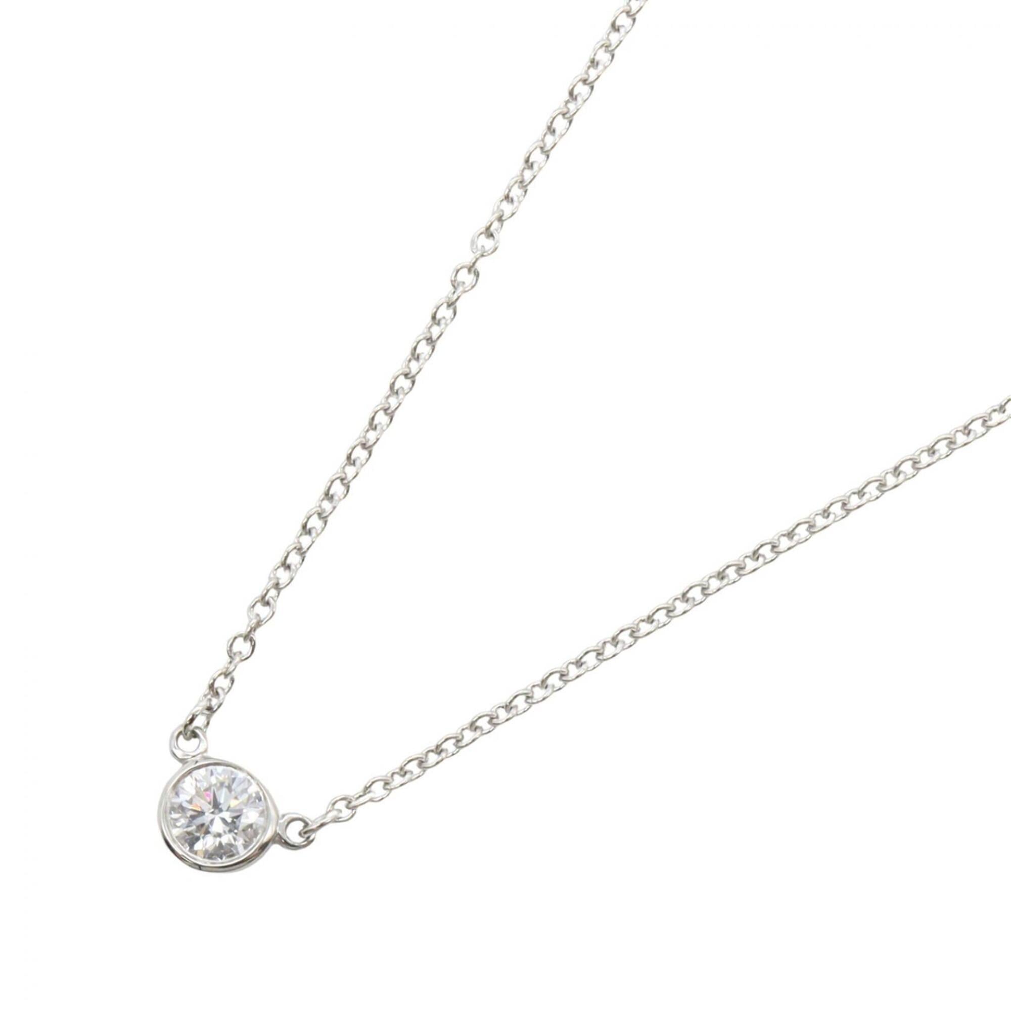 Tiffany & Co. By the Yard Necklace, Platinum 950, Diamond, Women\'s, Clear