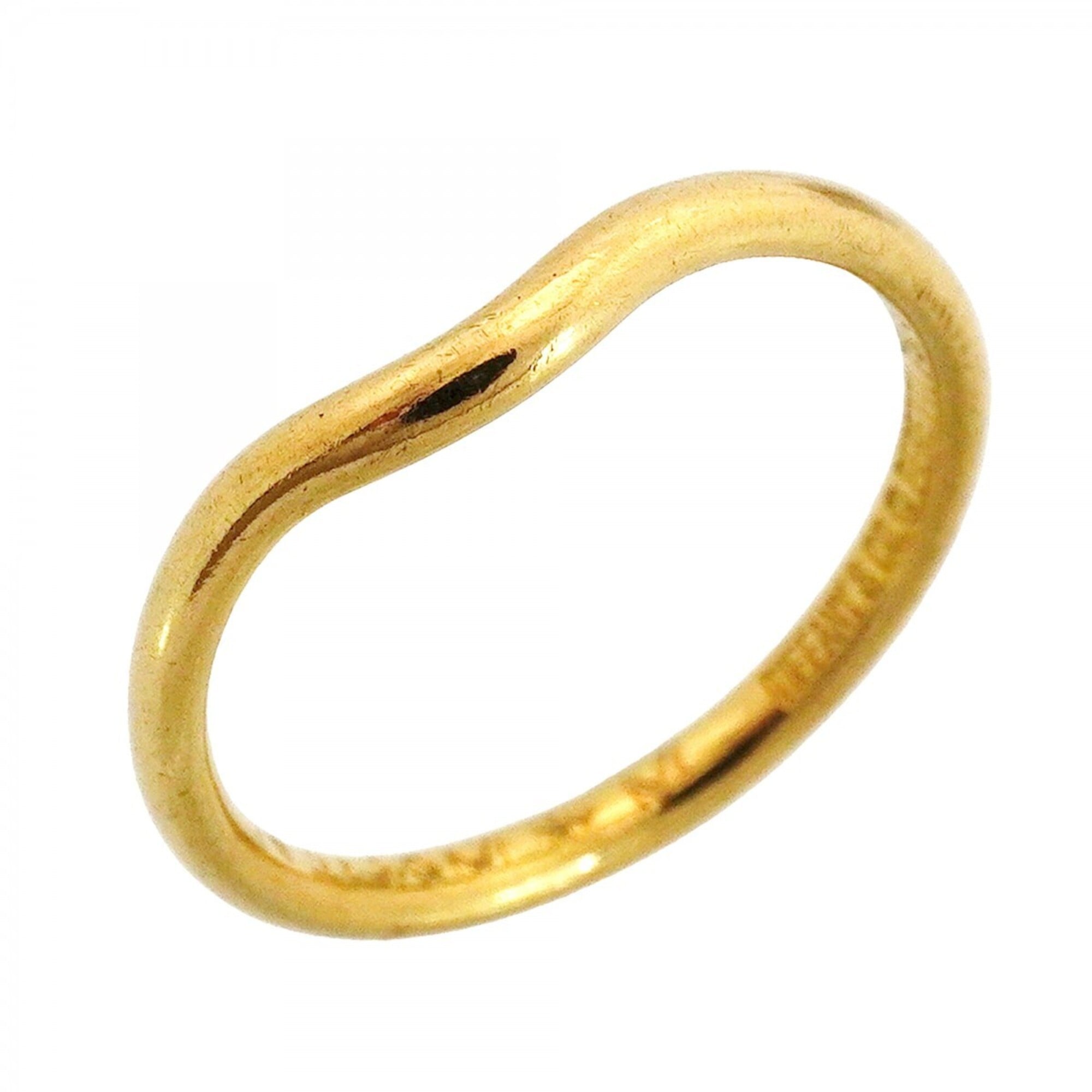 Tiffany & Co. Curved Band Ring, 18K Yellow Gold, Size 12.5 (Women\'s)
