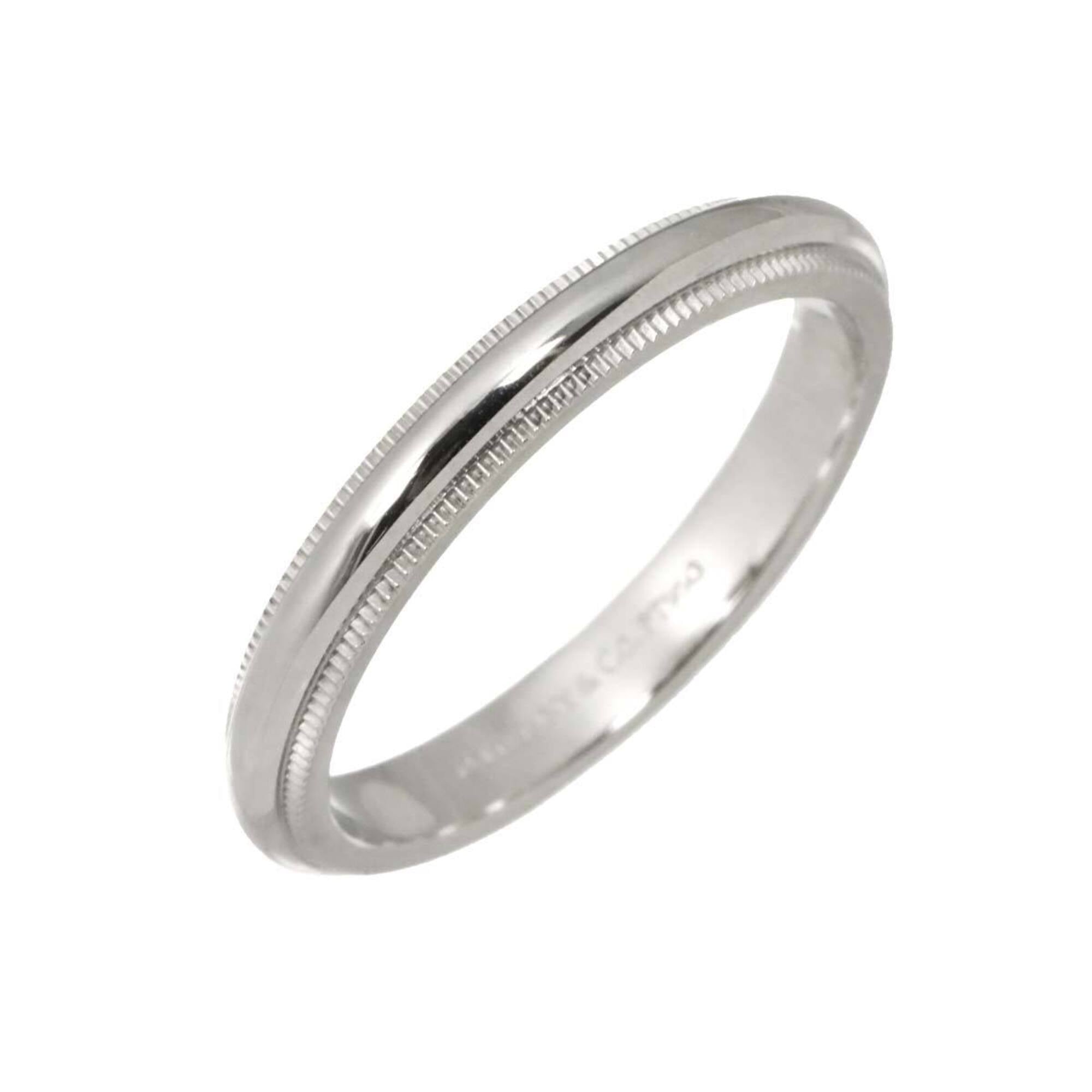 Tiffany & Co. Milgrain 1 Ring, 2.9mm wide, Platinum, Together Ring