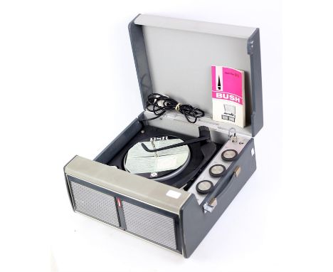 Monarch portable record player SRP41 by Bush with original instruction booklet