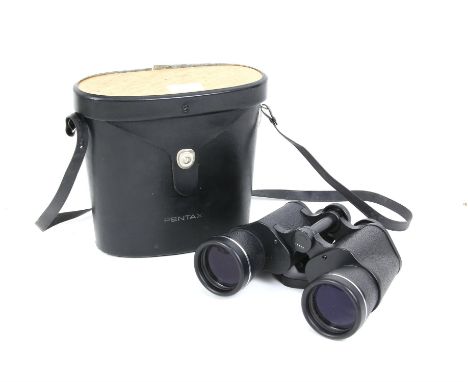 Japanese Pentax Asahi 10x50 field binoculars, model no. 564, cased