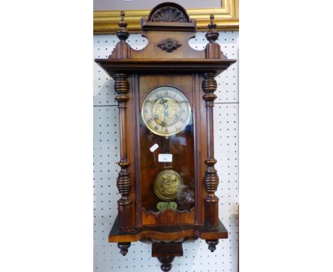 A Vienna style wall clock 