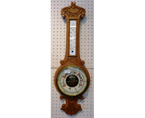 An oak framed barometer