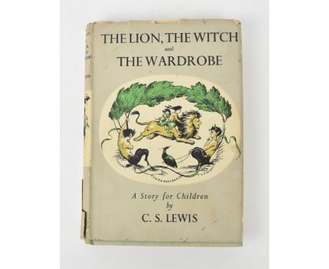 Lewis (C.S.), The Lion, The Witch and The Wardrobe, first edition 1950, with original dust cover, illustrated by Pauline Bayn