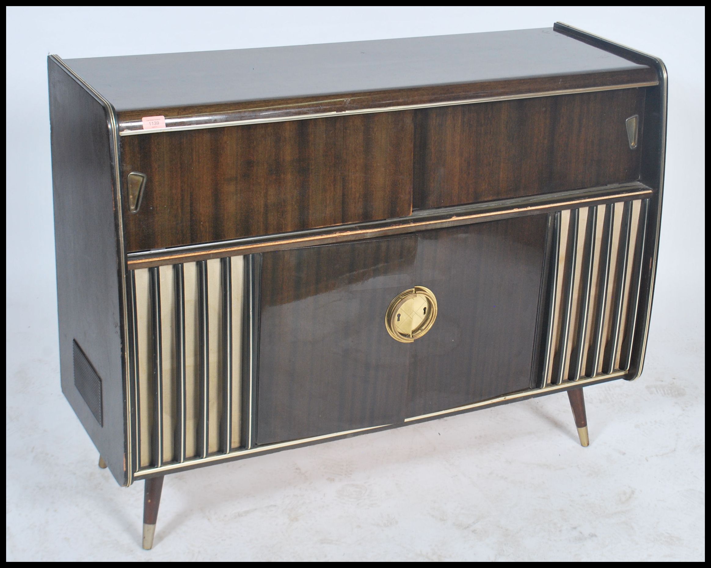 A retro 1950's / 1960's Blaupunkt Barcelona radiogram. Having a four ...