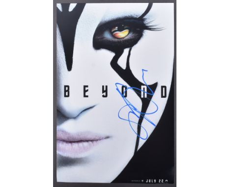 Star Trek Beyond (2016) - Sophia Boutella - autographed 12x8" colour promotional photograph from the movie. Signed in blue in