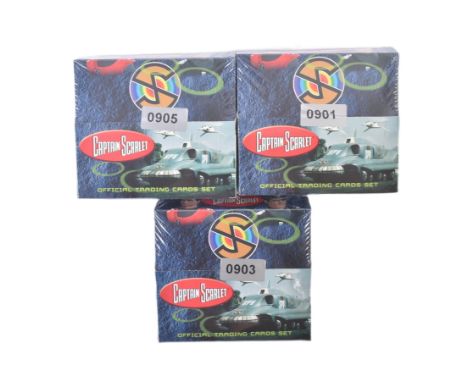 Captain Scarlet - Gerry Anderson - Unstoppable Cards -&nbsp; x3 factory sealed packs of 2015 trading cards. Chase cards inclu