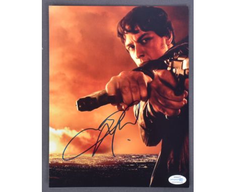 James McAvoy - Wanted - autographed 8x10" colour photograph from the movie. Signed in blue ink to a light area of the image. 