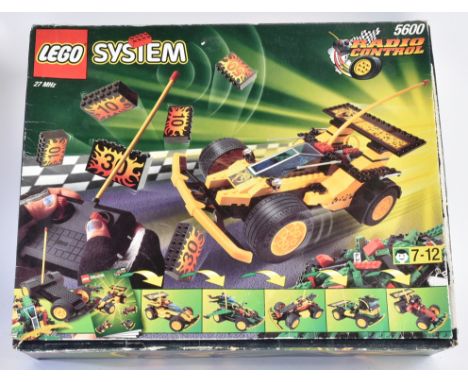 Lego - a vintage 1990s (1998) Lego System set No. 5600 Radio Control Racer and Lego Technic 8229 Tread Trekker. Technic set w