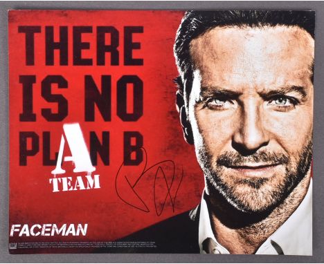 The A Team (2010 movie) - Bradley Cooper - autographed 8x10" photograph from the film. Signed in black ink to a light area of