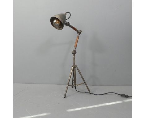 A Vintage Danica tripod Anglepoise lamp. Height as pictured 73cm. 