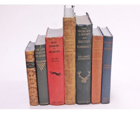 Hunting and natural history, various titles comprising; Tregarthen, The Life Story of an Otter, London, 1923. Richard Clapham