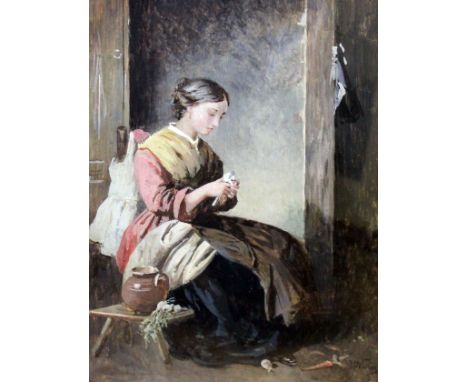 John Dawson Watson, portrait of a young girl, watercolour, 23cm x 33cm, signed, glazed and framed.