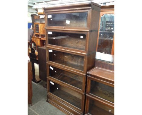 A Globe-Wernicke sectional bookcase