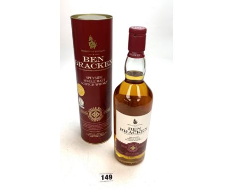 Boxed Ben Bracken Speyside Single Malt Scotch Whisky, 70 cl