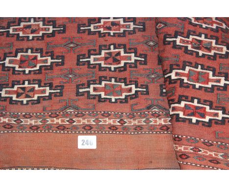 A Middle Eastern carpet saddle bag
*Vatable Lot - VAT of 20% will be added to hammer price in addition to our premium.