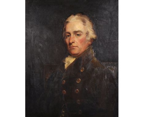 Constance Pitcairn (1853-1916) British. Portrait of David Pitcairn MD (1749-1809), after John Hoppner (1758-1810) British, Oi