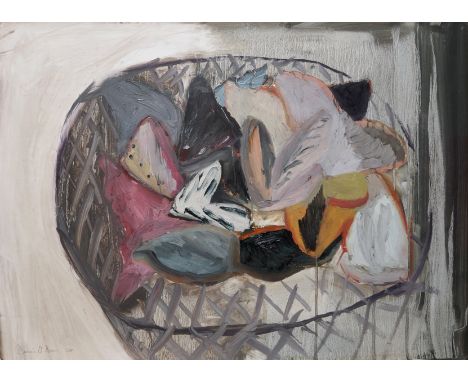 Damian O'Brien (20th - 21st Century) Irish. Untitled, Mixed Media, Signed and Dated 2001 in Pencil, 27" x 39".