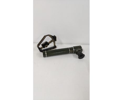 Mid 20th century military equipment to include a clinometer field mark, along with a Radar MK1 telescope, Location: 