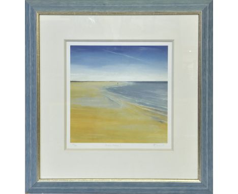 Sarah Jane Walker (Scottish, b.1974), 'Beach Mood I', limited edition colour print, signed, numbered 124/850 and inscribed in