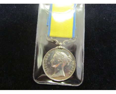 Baltic Medal 1856 engraved to Geo. G. Gardner. VF few light contact marks